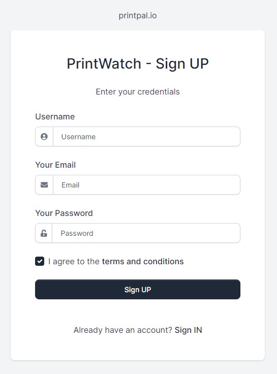 Erobring span Maori Quick Start Guide for PrintWatch with OctoPrint - printpal.io